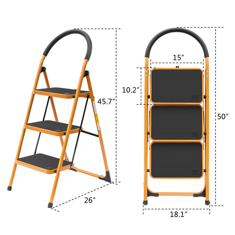 15 folding step discount stool